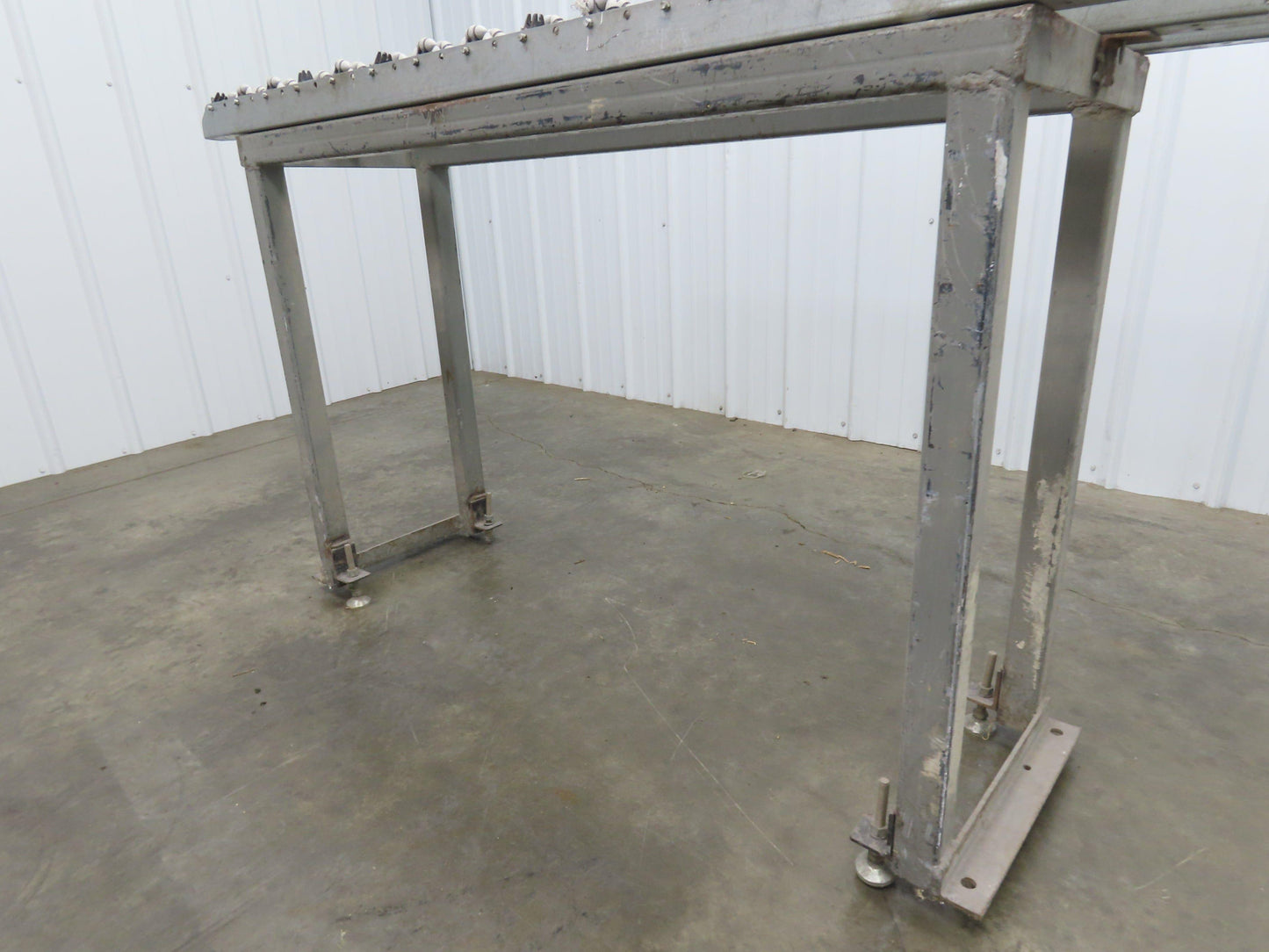 Roll-Flex 16"x 5' Multi-Directional 3-Track Roller Conveyor Plastic Ergo-Roll