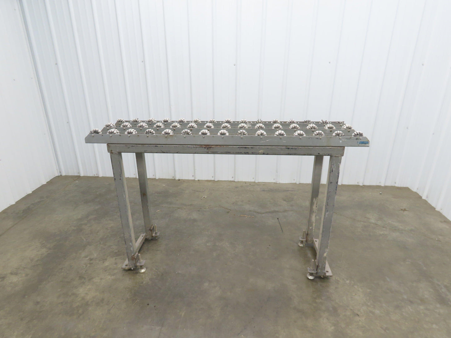 Roll-Flex 16"x 5' Multi-Directional 3-Track Roller Conveyor Plastic Ergo-Roll