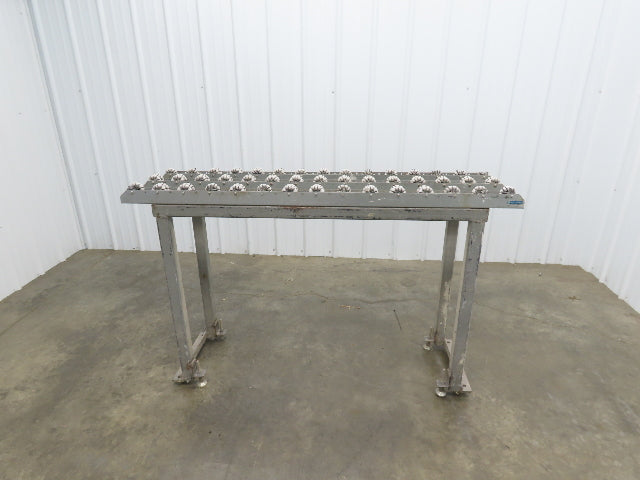 Roll-Flex 16"x 5' Multi-Directional 3-Track Roller Conveyor Plastic Ergo-Roll