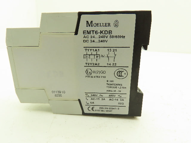 Moeller EMT6-KDB Overload Relay 24-240v AC/DC