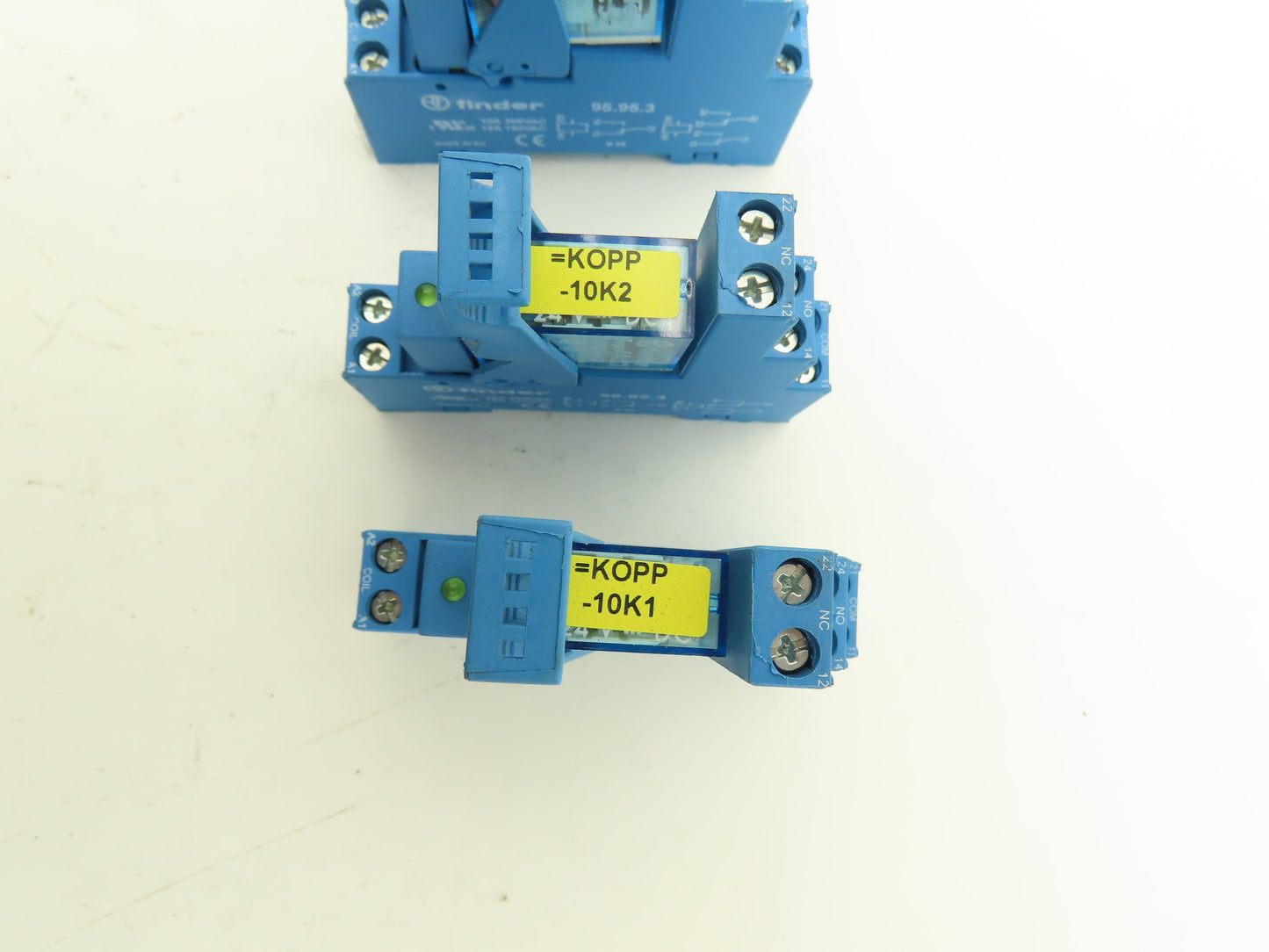 Finder 44.52 | 95.95.3 Relay 24vDC Coil Base 10A 300vAC Lot of 10