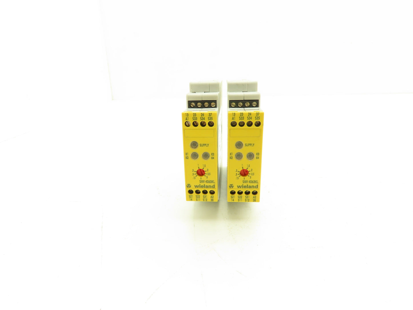 Wieland R1.188.0610.0 SNV 4063KL Safety Relay 24vDC Control Lot of 2