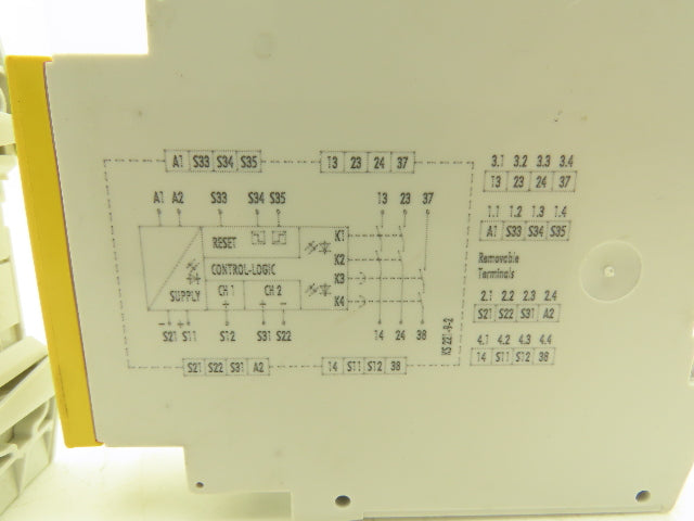 Wieland R1.188.0610.0 SNV 4063KL Safety Relay 24vDC Control Lot of 2