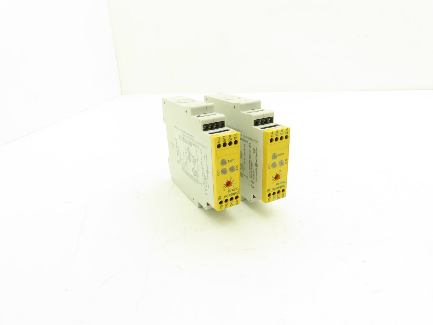 Wieland R1.188.0610.0 SNV 4063KL Safety Relay 24vDC Control Lot of 2