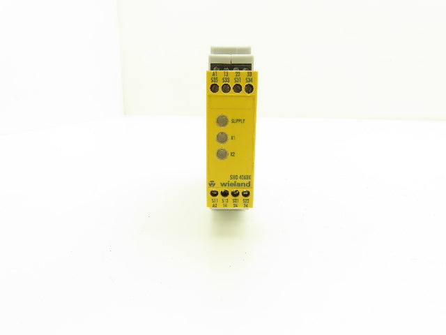 Wieland R1.188.0960.0 SNO 4063K Contact Expansion Safety Relay 24vDC