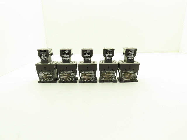 Siemens DIL MC15-01 Contactor 10Hp 600v 3Ph Accessory Block 400v 4A Lot of 5