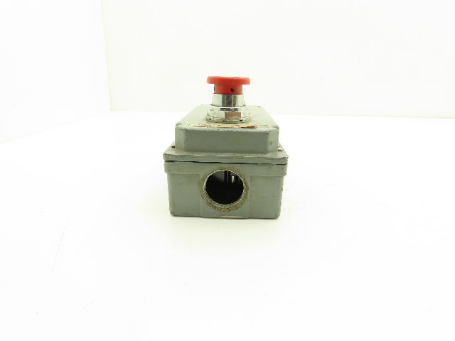 Cutler Hammer 49-2610-1 10250T Electrical Enclosure 3-Button Control Stop Go