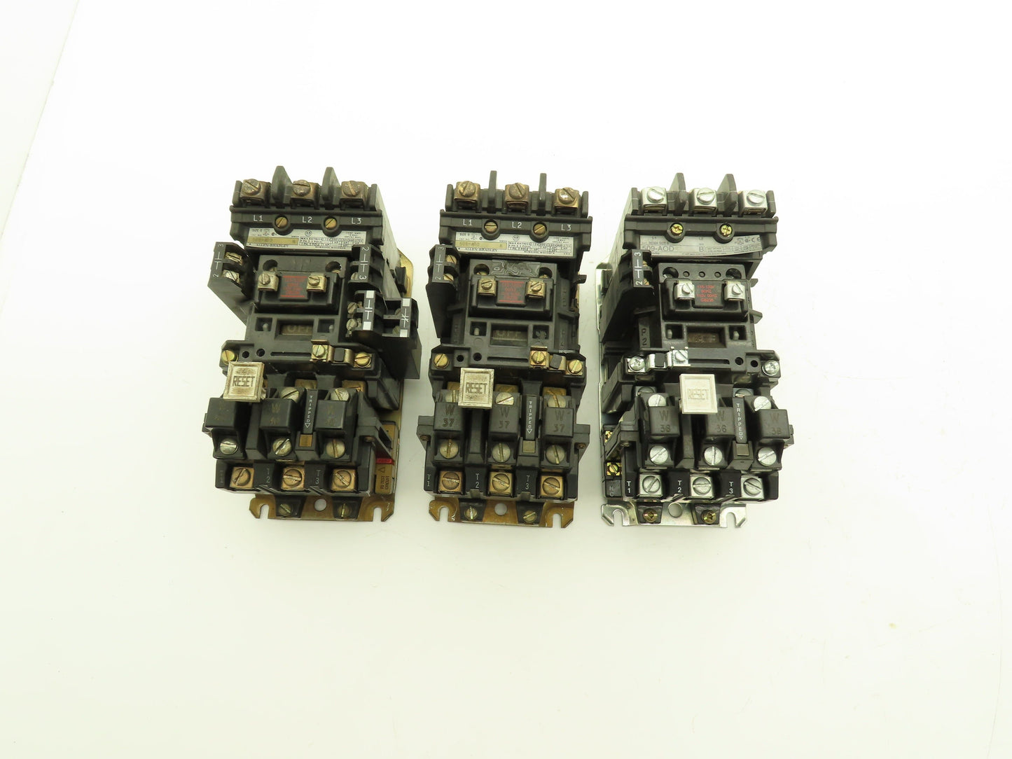 Allen Bradley 509-AOD Motor Starter 3Ph 575v 5Hp Overload Relay NEMA 0 Lot of 3