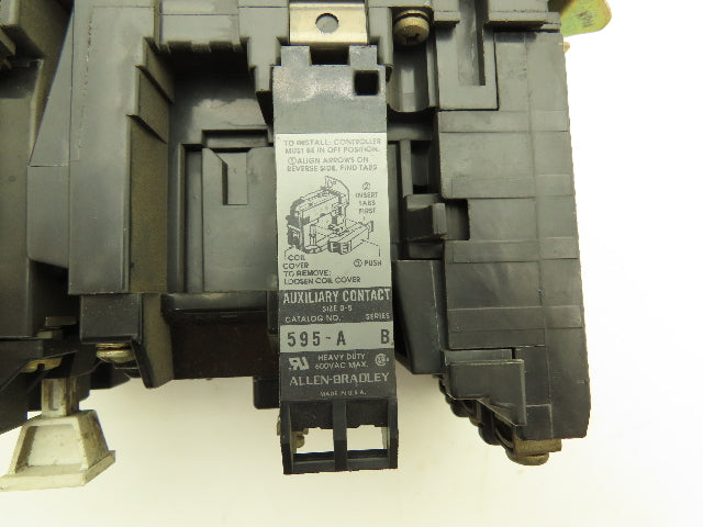 Allen Bradley 509-BOD Motor Starter 575v 3Ph 10Hp Overload Relay NEMA Size 1