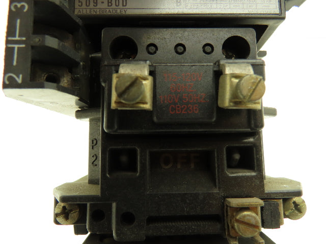 Allen Bradley 509-BOD Motor Starter 575v 3Ph 10Hp Overload Relay NEMA Size 1