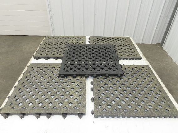 Anti Fatigue Anti Slip Modular Interlocking Drainage Tile 18"x18" Mixed Lot of 5