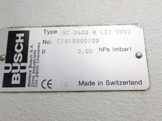 Busch BNV1000A0400 Combi Cobra Screw Vacuum Pump 0.001hPa 8.6kw 3Ph Booster 4kw