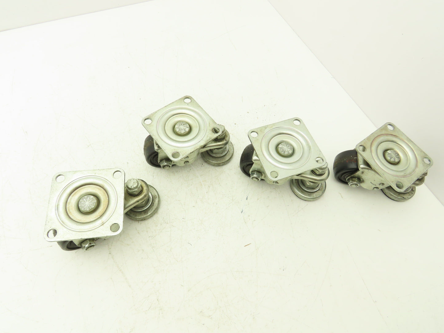 Caster Wheel 65x38mm (2-9/16"x1-1/2") With Stopper Brake Foot Lot of 4