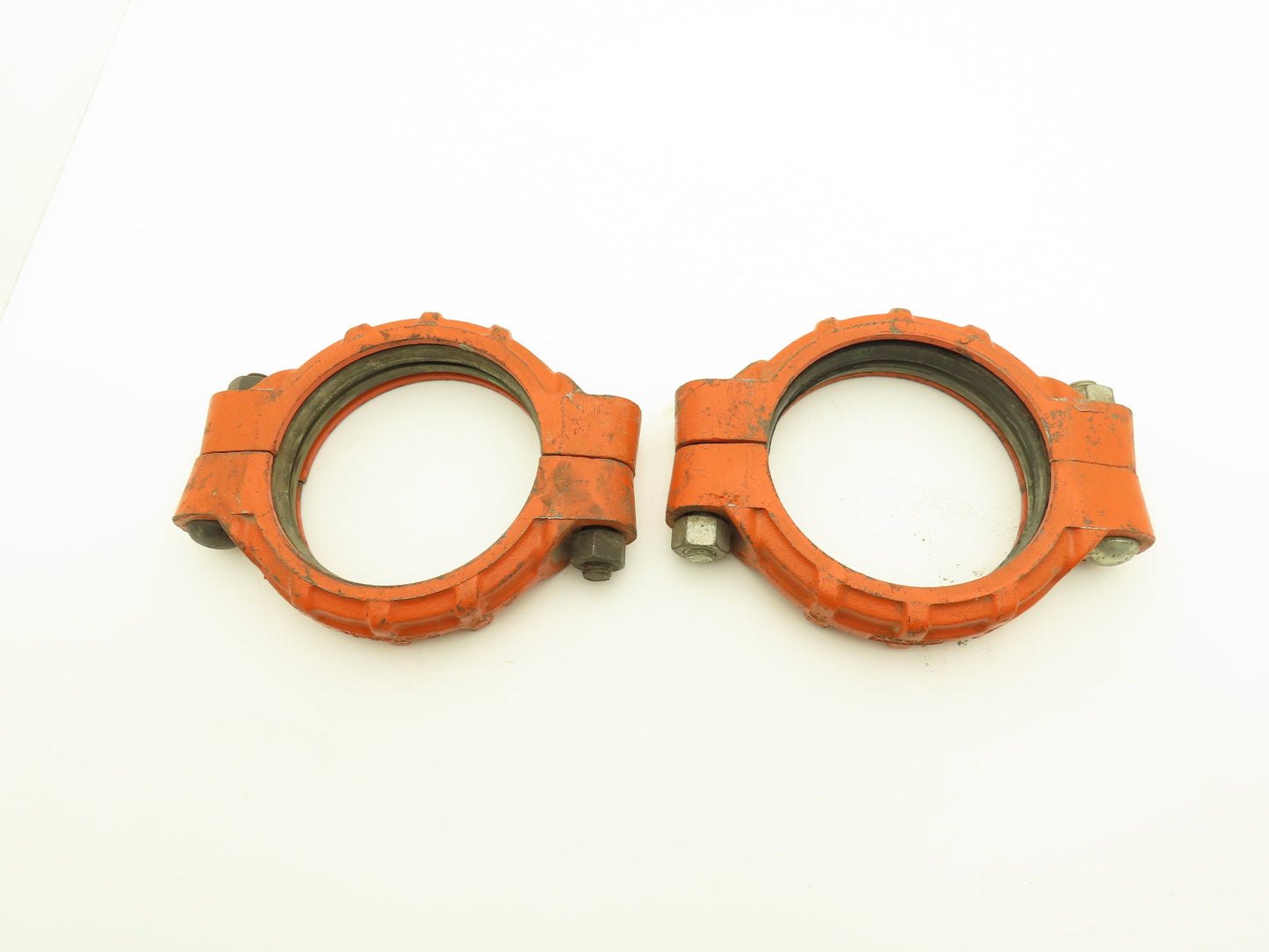 Victaulic 77 QuickVic 6" Rigid Coupling Grooved Pipe Fitting w/Gasket Lot of 2