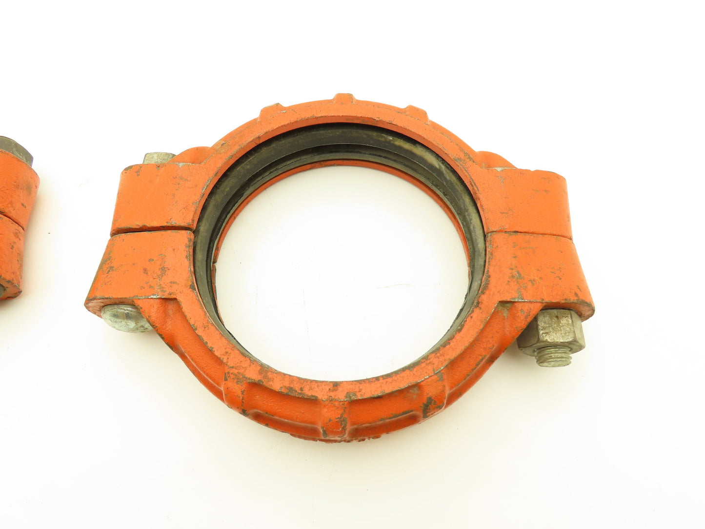 Victaulic 77 QuickVic 6" Rigid Coupling Grooved Pipe Fitting w/Gasket Lot of 2