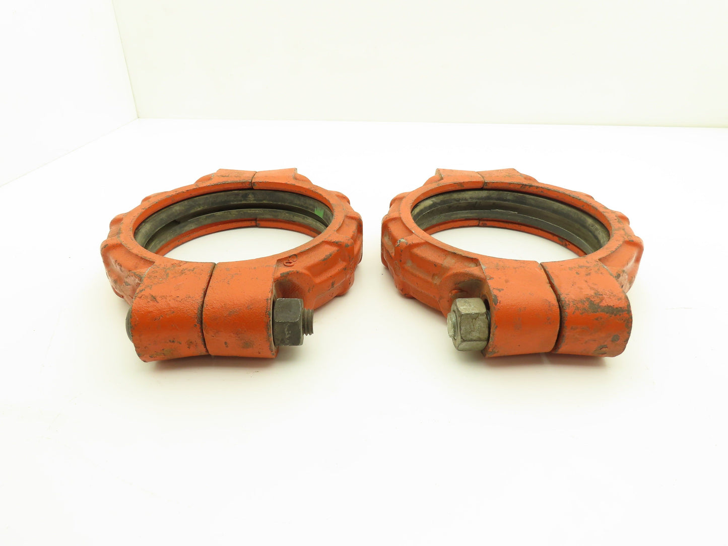 Victaulic 77 QuickVic 6" Rigid Coupling Grooved Pipe Fitting w/Gasket Lot of 2