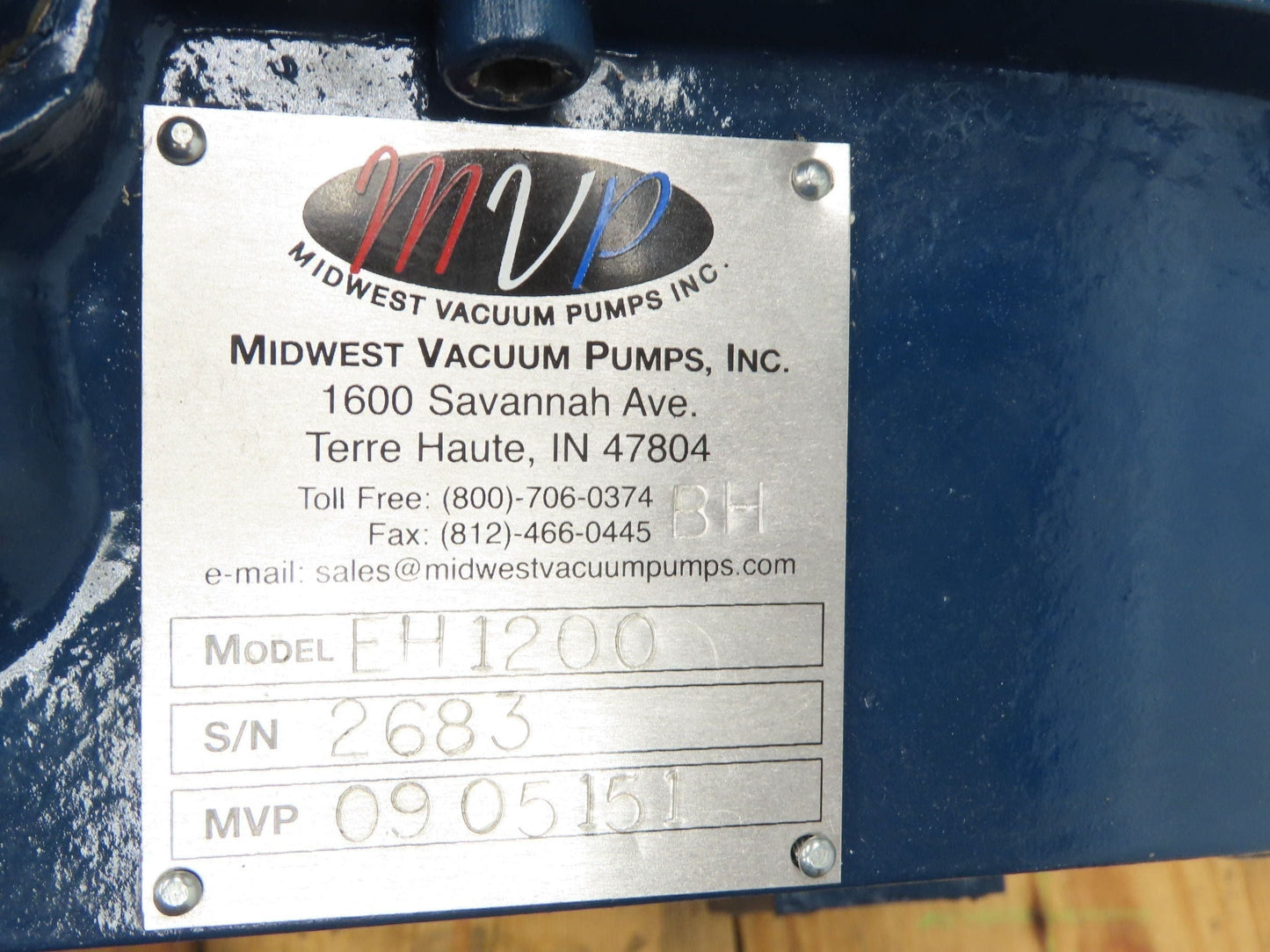 Edwards EH1200 Roots Blower Vacuum Mechanical Booster Pump 845cfm 3kw 230/460V