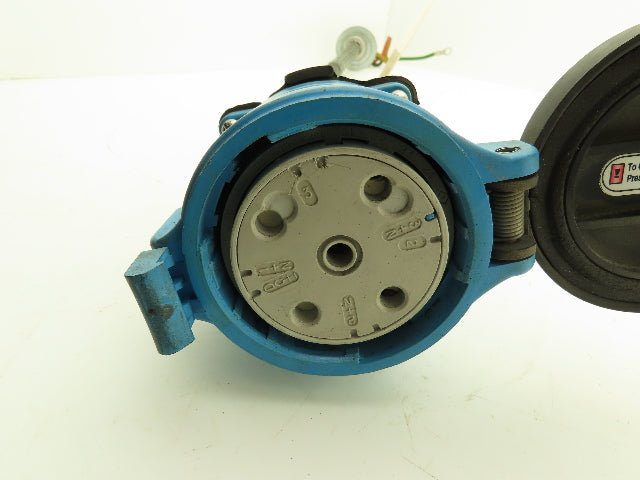 Hubbell DS60A Disconnect Decontactor 90A 600vAC 6awg 4-wire Connector Cord 2'