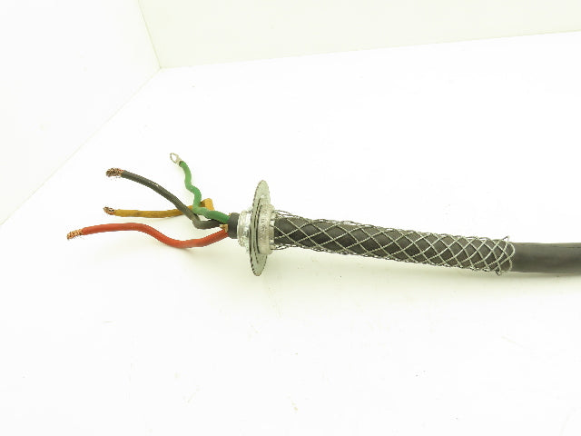 Hubbell DS60A Disconnect Decontactor 90A 600vAC 6awg 4-wire Connector Cord 2'