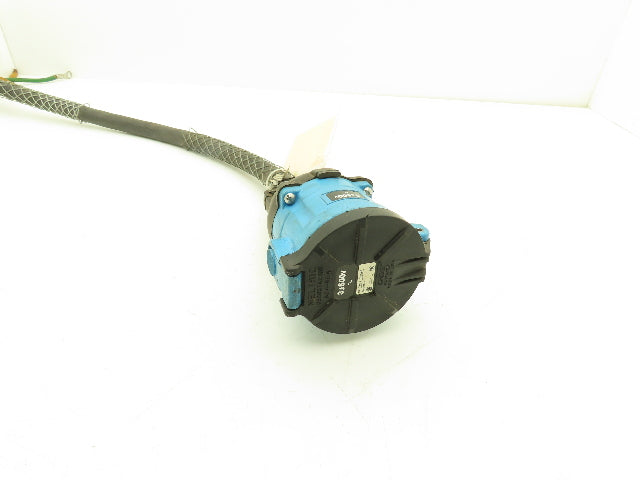 Hubbell DS60A Disconnect Decontactor 90A 600vAC 6awg 4-wire Connector Cord 2'