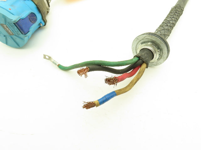 Hubbell DS60A Disconnect Decontactor 100A 600vAC 6awg 4-wire Cord 44" 25Hp 3R