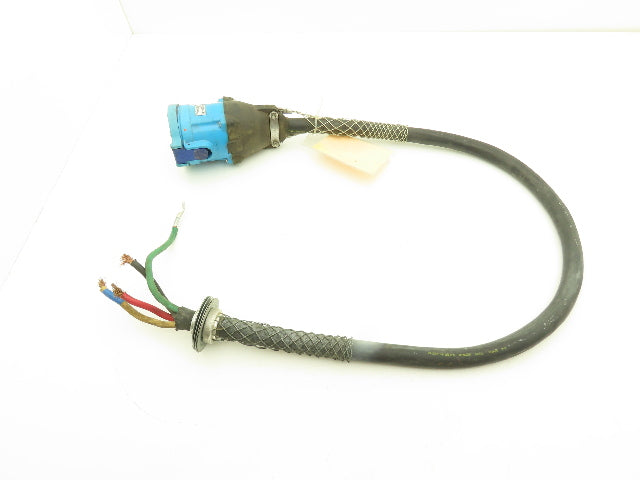 Hubbell DS60A Disconnect Decontactor 100A 600vAC 6awg 4-wire Cord 44" 25Hp 3R