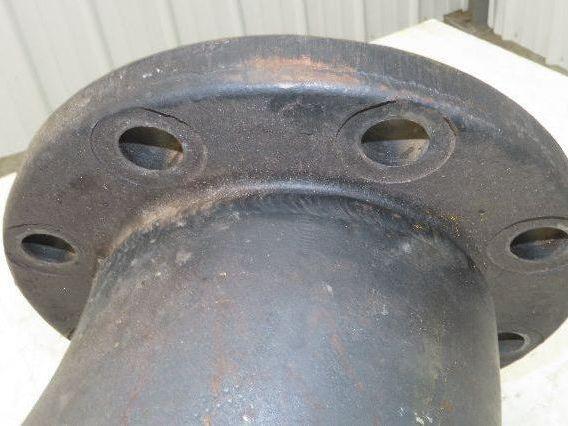 Victaulic 6" Grooved Pipe Nipple 90° Elbow x 5" Flange Adapter Butt Weld #150