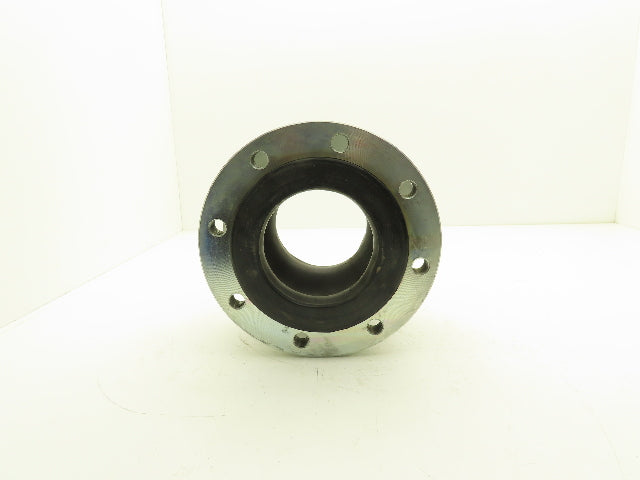 Rubber Expansion Joint 5" Steel Flange #150 8-Bolt Threaded