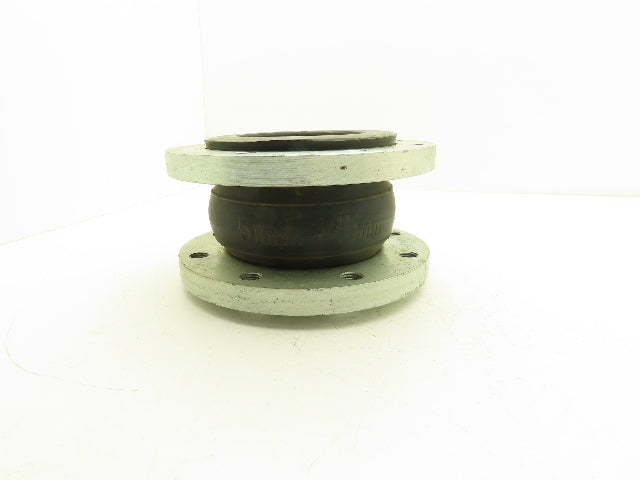 Rubber Expansion Joint 5" Steel Flange #150 8-Bolt Threaded