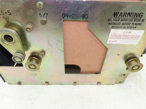 Westinghouse DS 206 Air AC Circuit Breaker 600VAC 600A 3 Pole Amptector I-A