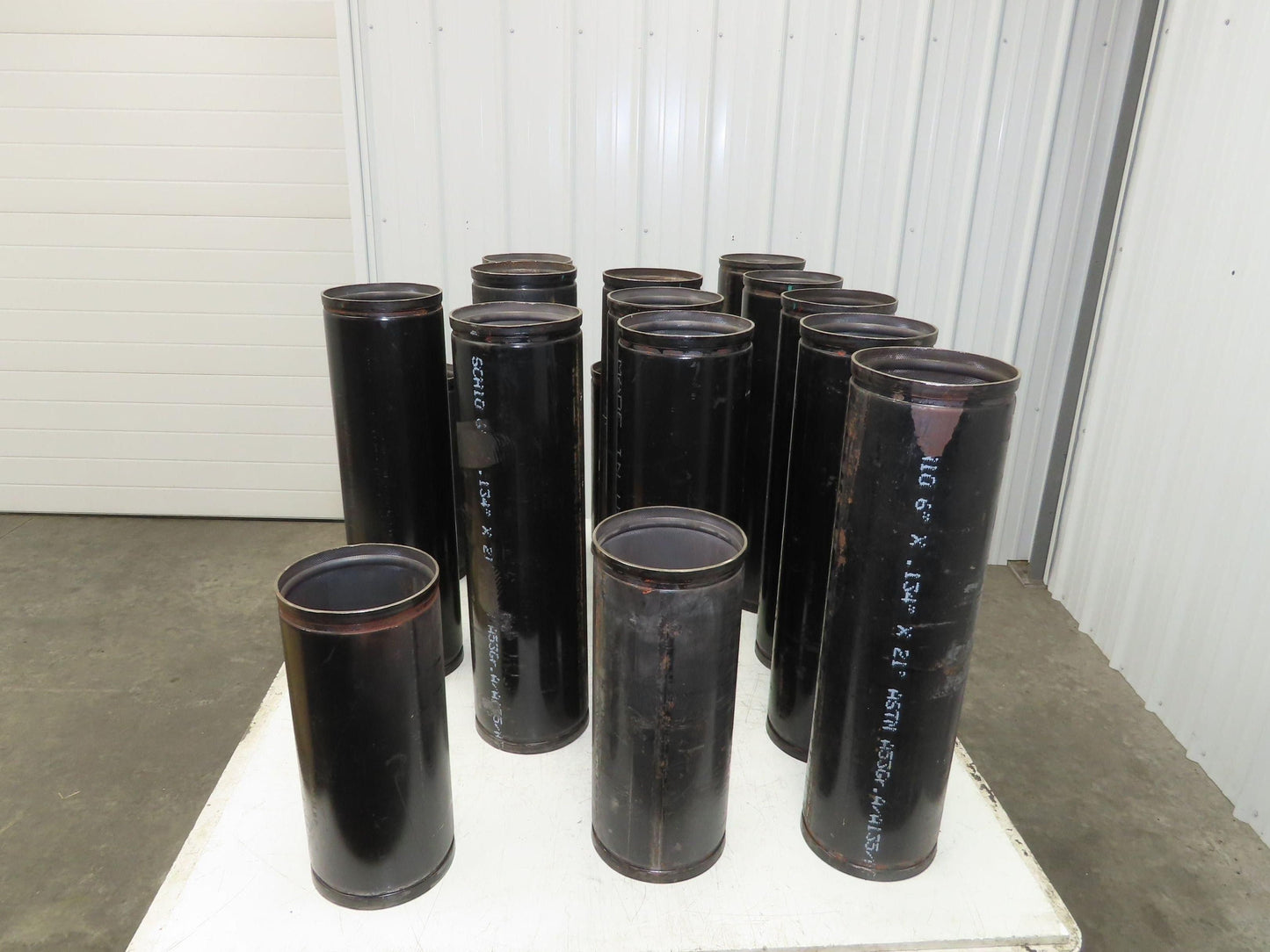 Victaulic 6"x 24" Grooved End Black Pipe Sch 10 Steel Lot of 53' Length 16pcs