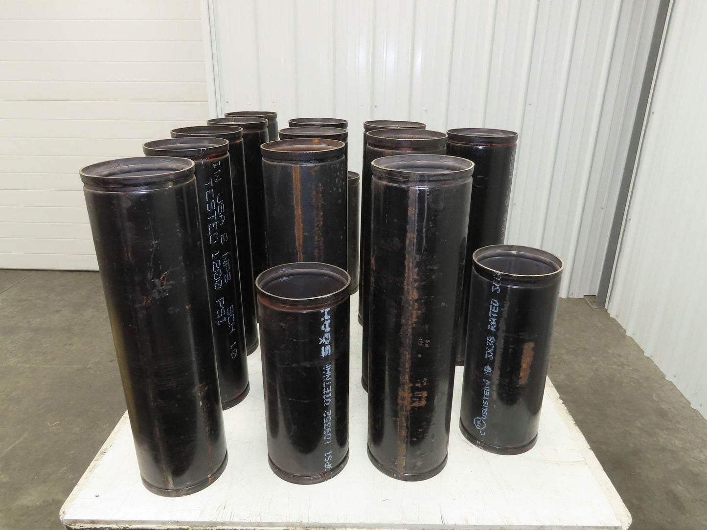 Victaulic 6"x 24" Grooved End Black Pipe Sch 10 Steel Lot of 53' Length 16pcs