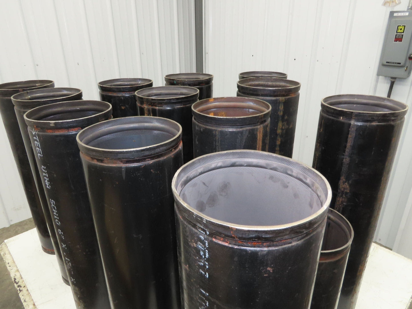 Victaulic 6"x 24" Grooved End Black Pipe Sch 10 Steel Lot of 53' Length 16pcs