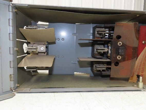 Westinghouse FDPT3633 Safety Switch Twin Fusible 600VAC 3 Pole 100 Amp Series A