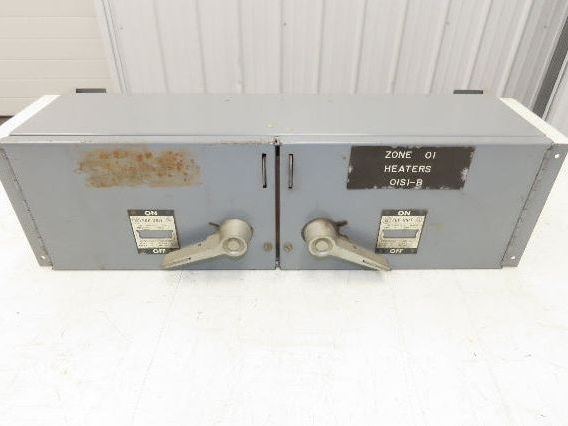 Westinghouse FDPT3633 Safety Switch Twin Fusible 600VAC 3 Pole 100 Amp Series A