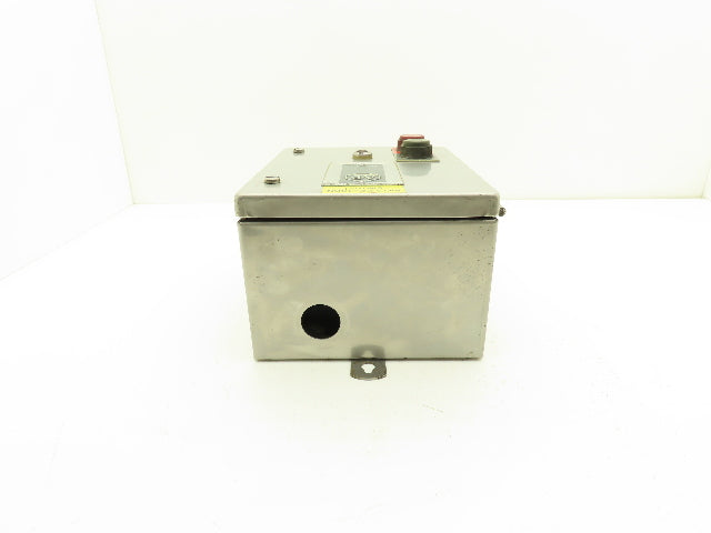 Allen-Bradley 509-ACD-1 Stainless Enclosed NEMA Motor Starter 600V 3PH