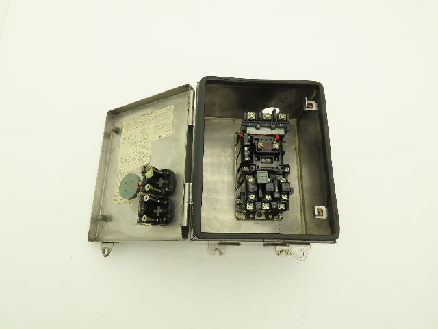 Allen-Bradley 509-ACD-1 Stainless Enclosed NEMA Motor Starter 600V 3PH