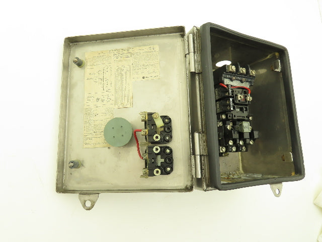 Allen-Bradley 509-ACD-1 Stainless Enclosed NEMA Motor Starter 600V 3PH