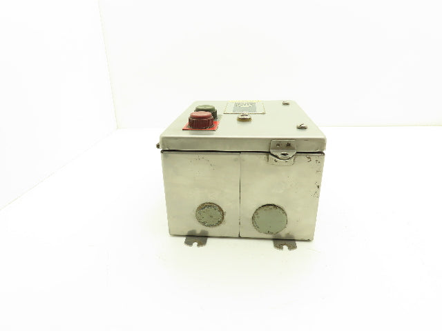 Allen-Bradley 509-ACD-1 Stainless Enclosed NEMA Motor Starter 600V 3PH