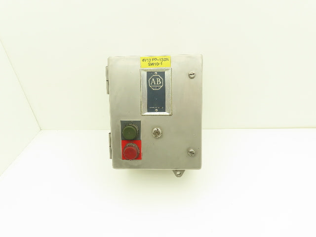 Allen-Bradley 509-ACD-1 Stainless Enclosed NEMA Motor Starter 600V 3PH