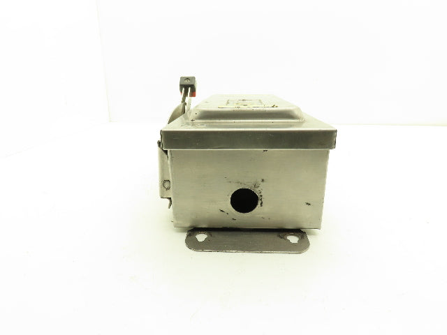 Square D H361DS Safety Disconnect Switch 30A 600V 3PH Fused Stainless
