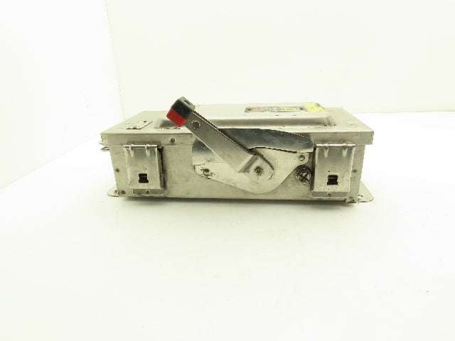 Square D H361DS Safety Disconnect Switch 30A 600V 3PH Fused Stainless