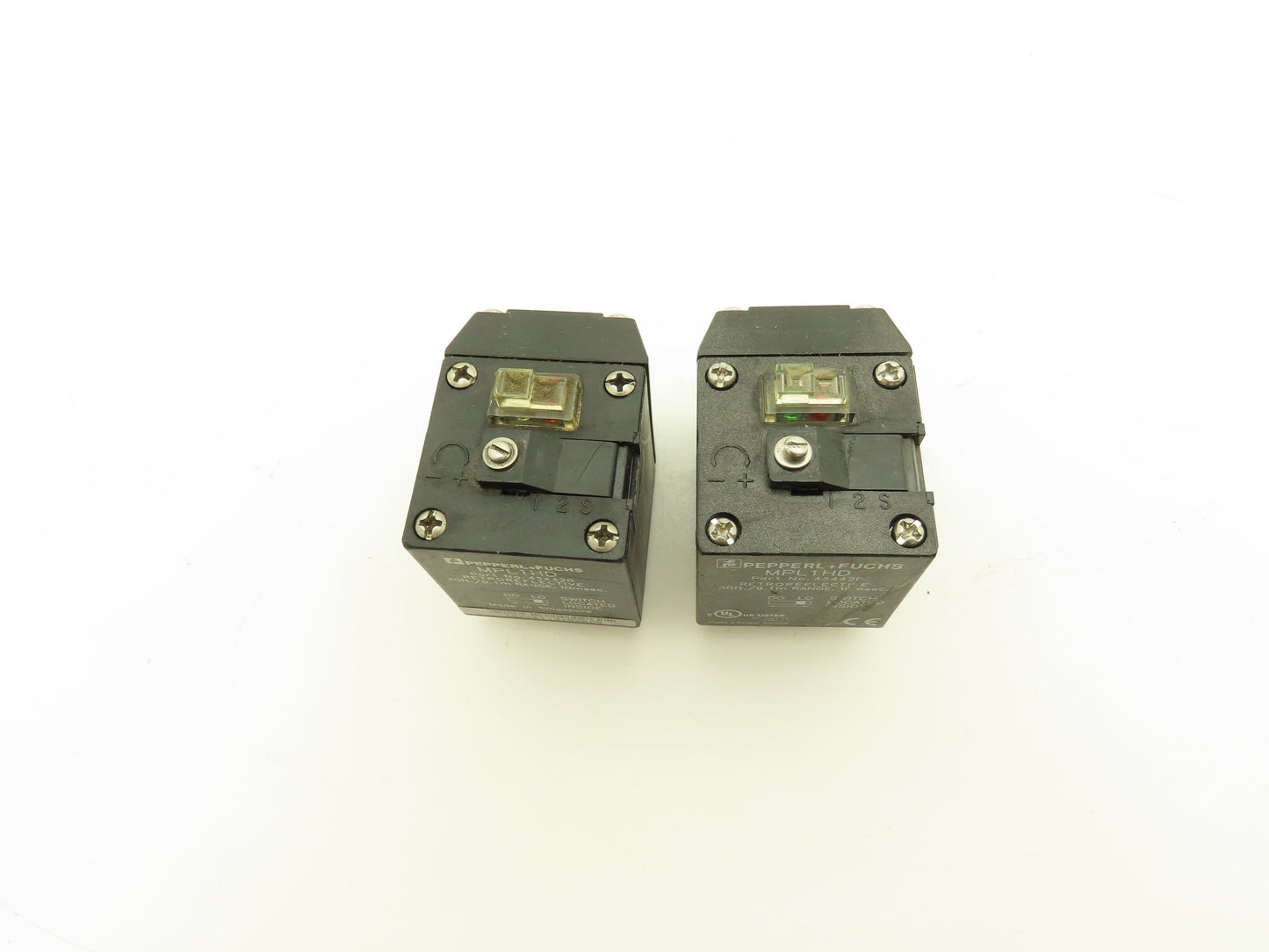Pepperl+Fuchs MPL1HD Photoelectric Sensor Photo Head Retroreflective Lot of 2