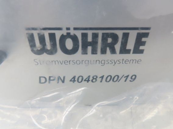 Wohrle DPN 4048100/19-A Power Supply 48VDC 100A 4800W Input 480VAC PH2003-4840