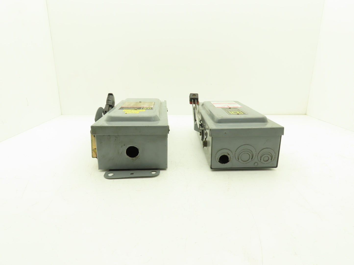Square D H361 Safety Disconnect Switch Fusible 30A 3PH Series E1 Mixed Lot of 2