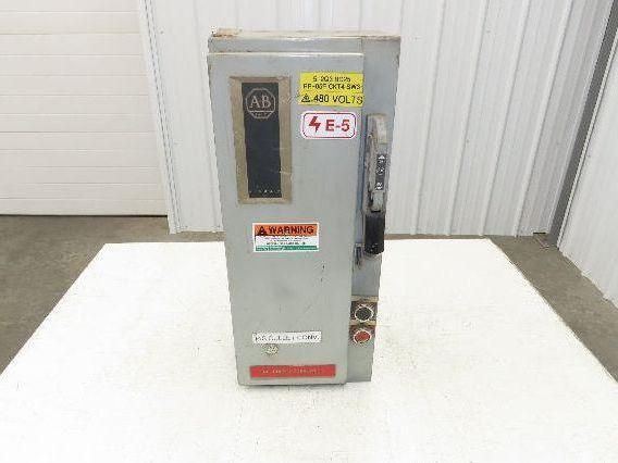 Allen-Bradley 512-AAB-24R Combination Starter NEMA Size 0 Fusible 600V 3PH
