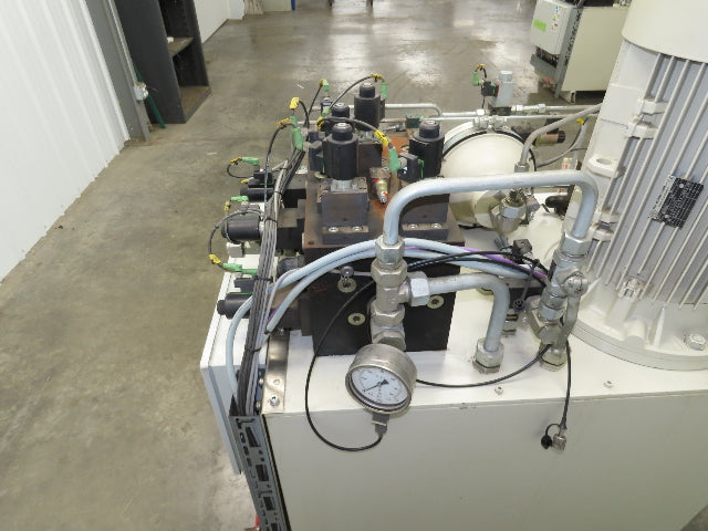 Voith IPC 5-50 101 2-Pump Hydraulic Power Unit 100 Gal 20 GPM 3000 PSI 40Hp 480V
