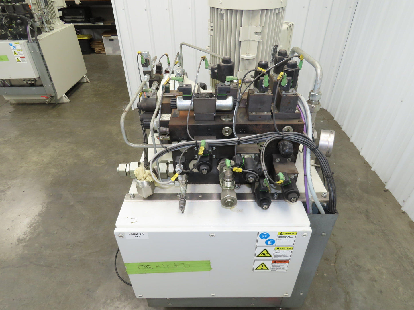 Voith IPC 5-50 101 2-Pump Hydraulic Power Unit 100 Gal 20 GPM 3000 PSI 40Hp 480V