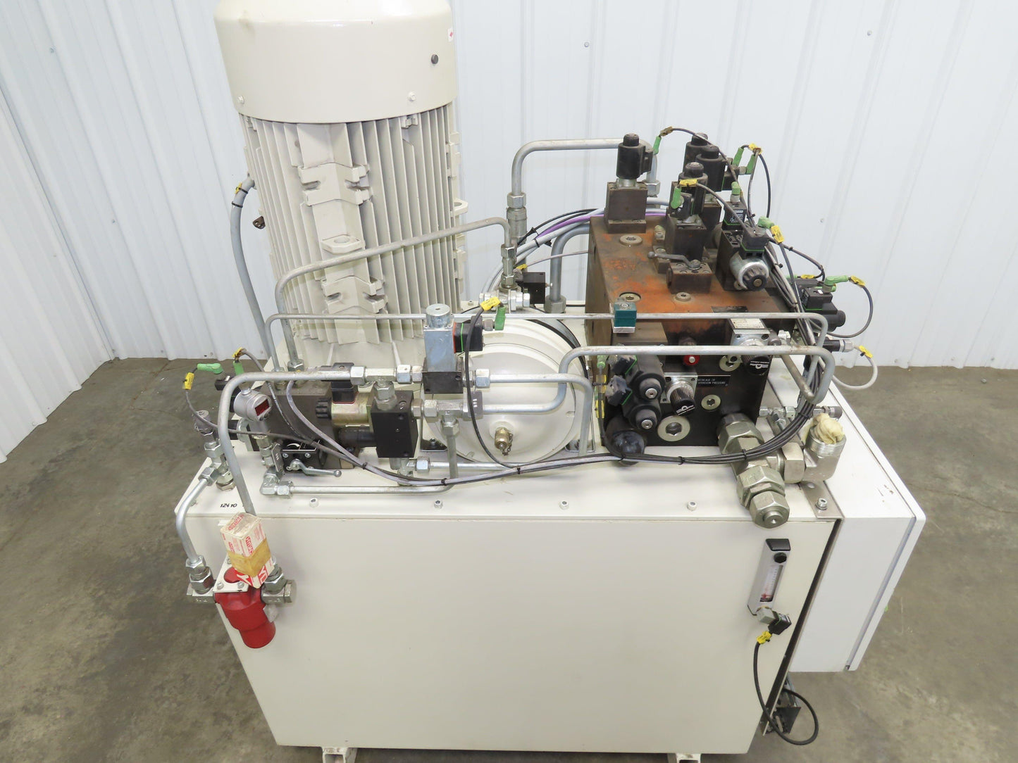 Voith IPC 5-50 101 2-Pump Hydraulic Power Unit 100 Gal 20 GPM 3000 PSI 40Hp 480V