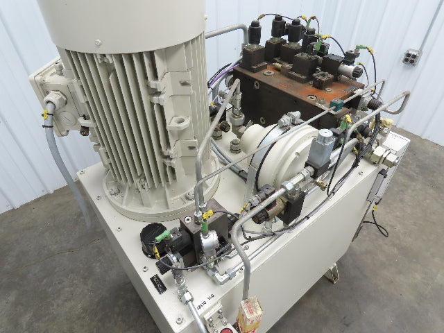 Voith IPC 5-50 101 2-Pump Hydraulic Power Unit 100 Gal 20 GPM 3000 PSI 40Hp 480V